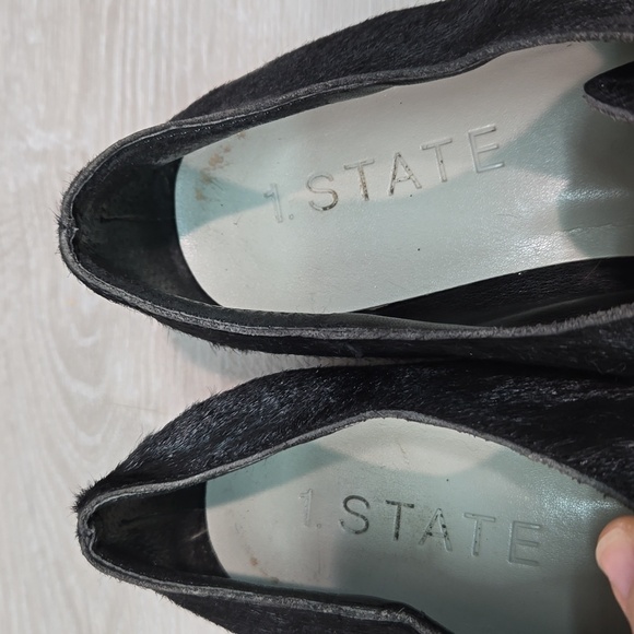 1.State Anthropologie Women Fiore Fur Loafer Slip on shoes sz 8.5M - Picture 5 of 15